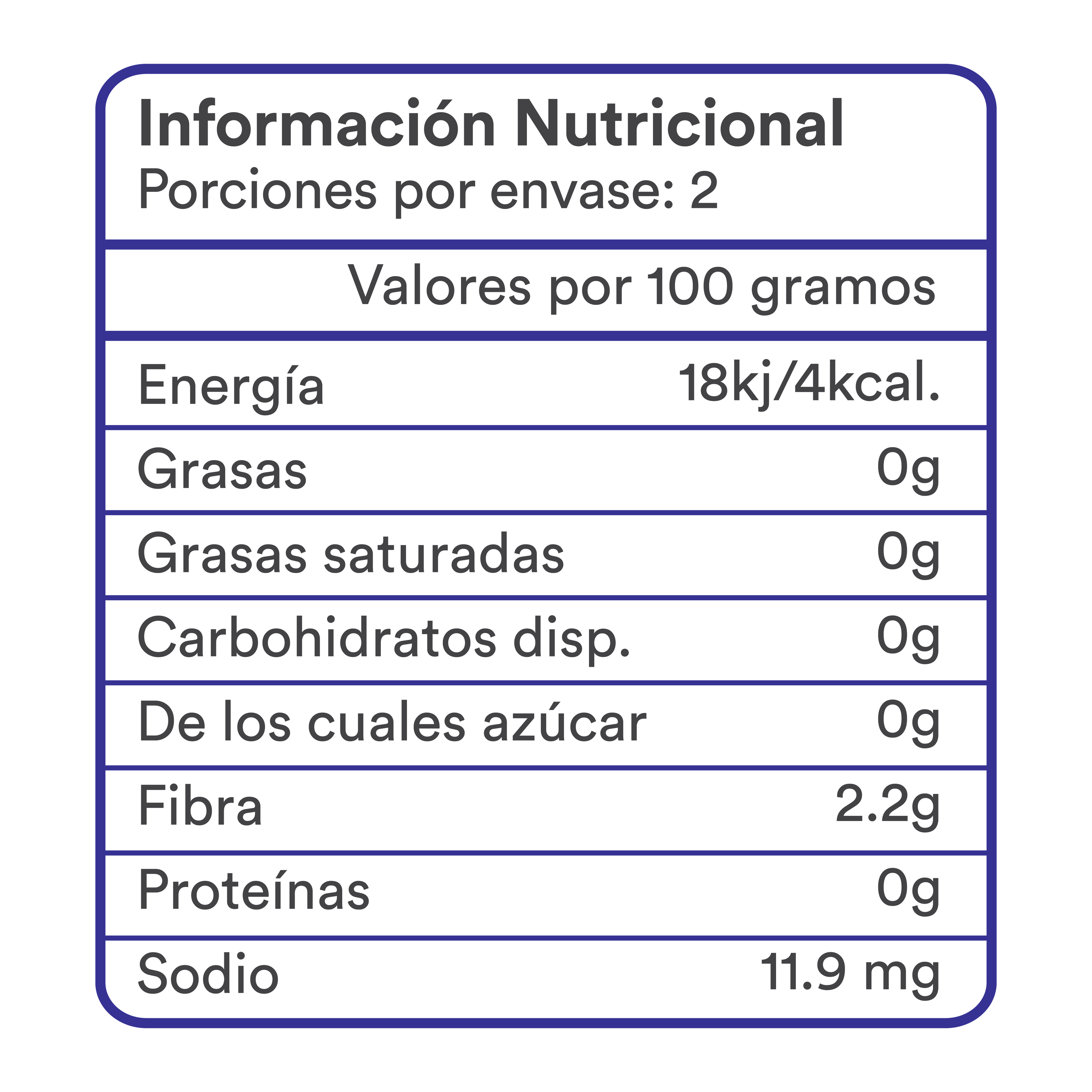 Zero Carbo Pasta Precocida