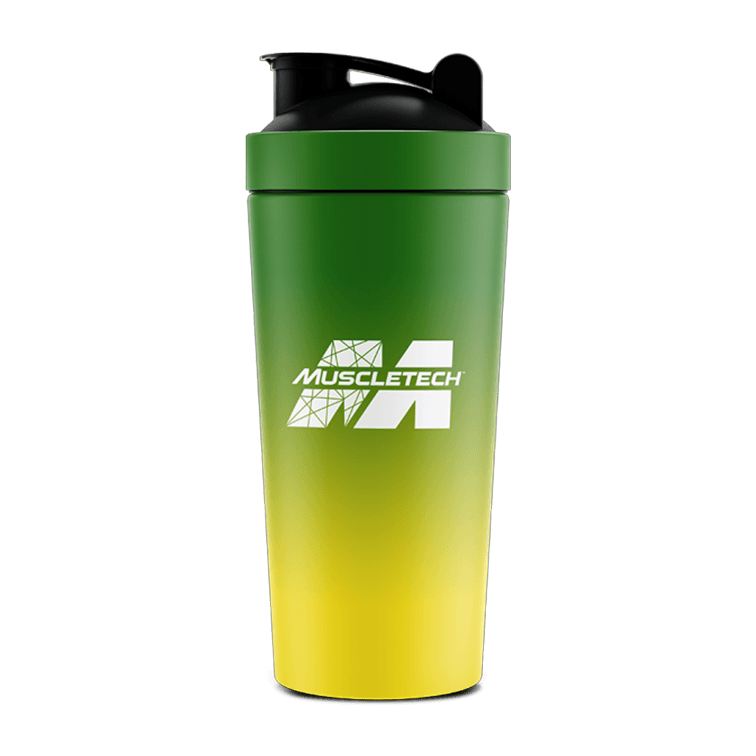 SHAKER CUP STAINLESS STEEL GREEN YELLOW