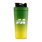 SHAKER CUP STAINLESS STEEL GREEN YELLOW