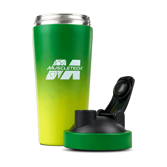 SHAKER CUP STAINLESS STEEL GREEN YELLOW