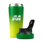 SHAKER CUP STAINLESS STEEL GREEN YELLOW