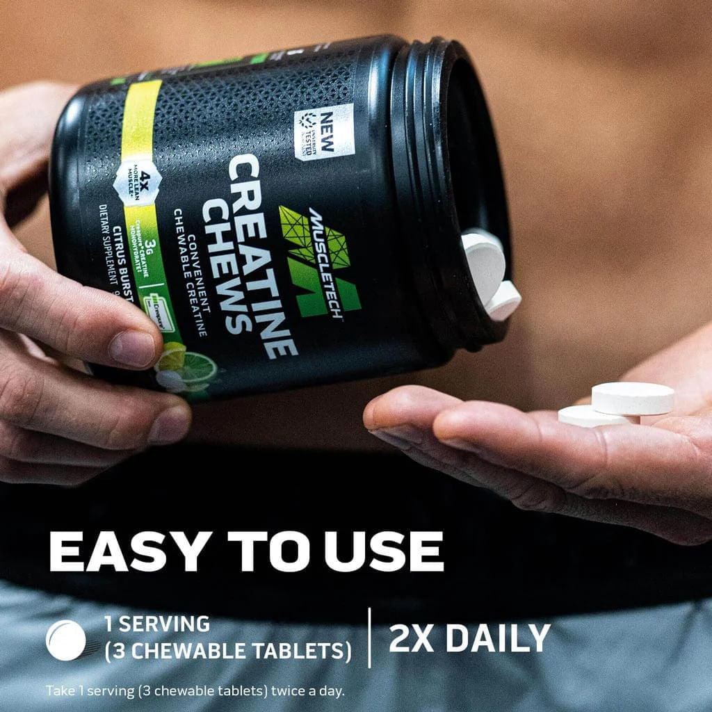 CREATINE CHEWS CITRUS BURST 90 TABLETS
