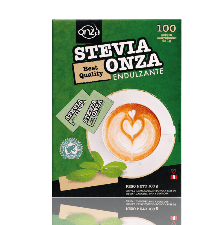 Stevia - caja de 100 sachets